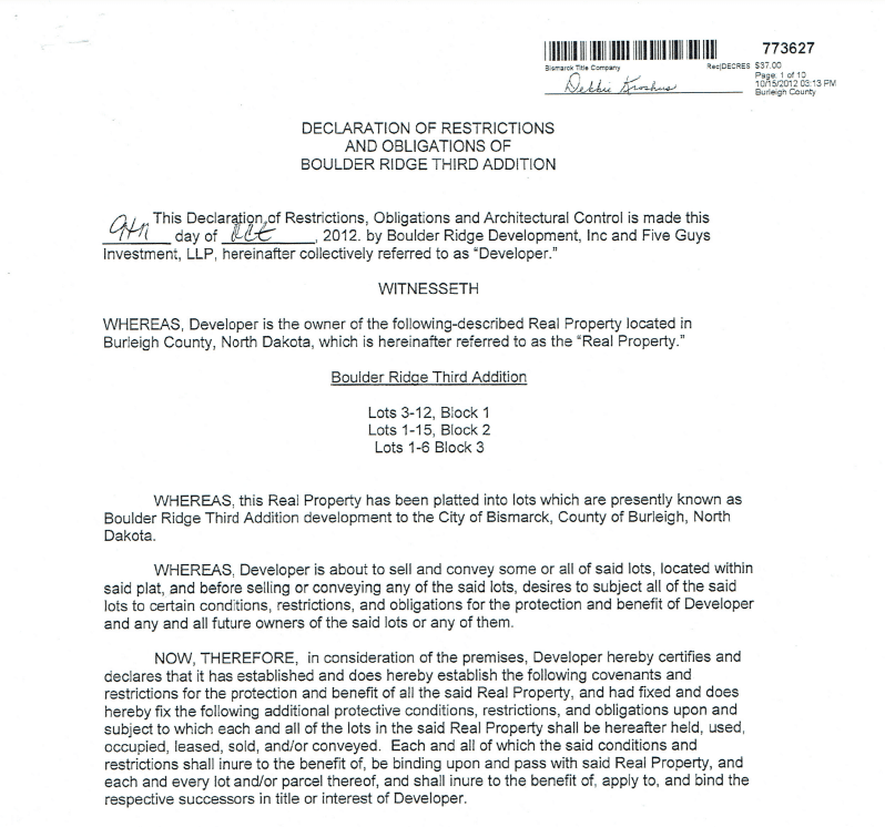 screenshot of 3rd covenants document